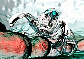 Medical nanorobot,artwork