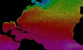 Gulf Stream ocean temperature