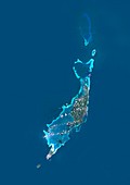 Palau,satellite image