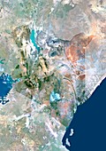 Kenya,satellite image