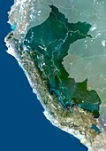 Peru,satellite image