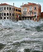 Severe storm,Venice,Italy