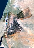 Jordan,satellite image