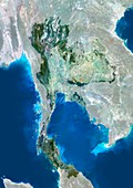 Thailand,satellite image