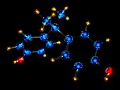 Bisphenol A organic pollutant molecule