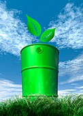 Green fuel,conceptual image