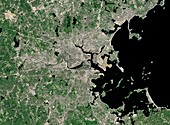 Boston,USA,satellite image