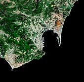 Gibraltar,satellite image