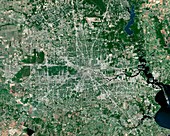 Houston,USA,satellite image