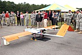 Shadow UAV,first flight ceremony