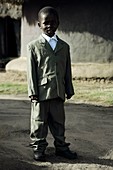 Young boy in a suit,Uganda