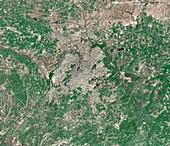Nicosia,Cyprus,satellite image