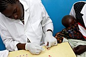 Medical blood analysis,Uganda