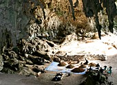 Liang Bua cave exploration