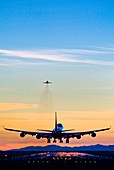 Aeroplane landing,Canada