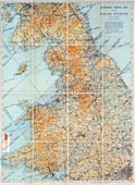 Ordnance survey eclipse map,1927