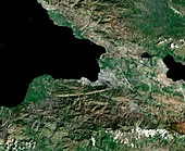 Port-au-Prince,Haiti,satellite image
