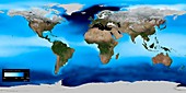 Sea surface density,2005 global map