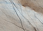 Martian terrain,satellite image