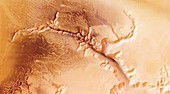 Echus Chasma,Mars,satellite image