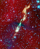 Stellar jets from L1157,infrared image