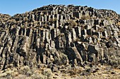 Columnar basalt formation