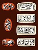 Cretan symbols,5th to 6th centuries BC