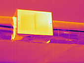 Thermogram,Heat ducts,temp variation