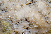 Close-up of Celestite crystals