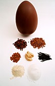 Chocolate egg ingredients