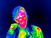 Brushing teeth,thermogram