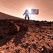 US exploration of Mars,artwork