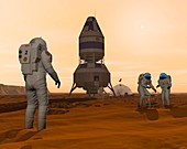 Mars exploration,artwork