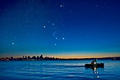 Orion over Vancouver,Canada