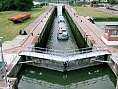 Amfreville lock,France