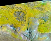 Martian surface,infrared MRO image