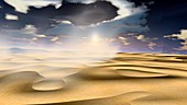 Sand storm,artwork
