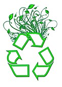 Recycling,conceptual image