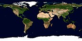World map,July 2004