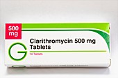 Clarithromycin antibiotic drug