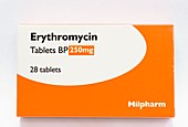 Erythromycin antibiotic drug