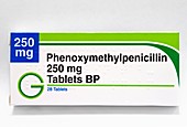 Phenoxymethylpenicillin antibiotic drug