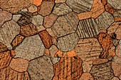 Marble,thin section,polarised LM