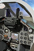 Military aircraft cockpit