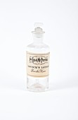 Antique hair potion bottle