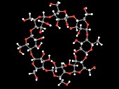 Cyclodextrin molecule,artwork