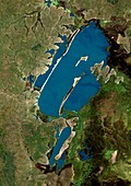 Lake Bangweulu,satellite image