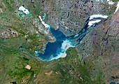 Great Slave Lake,satellite image