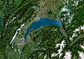 Lake Geneva,satellite image
