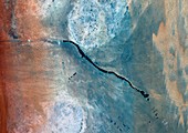 Desert agriculture,1998,satellite image